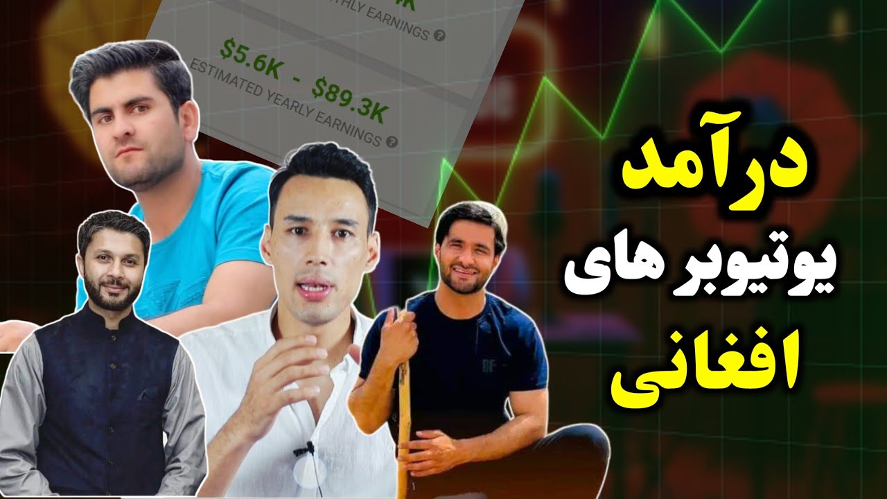 درآمد یوتیوبر های افغانی باور تان نمیشه 😳
