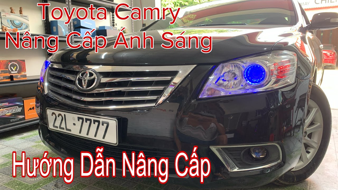 Toyota Camry Nâng Cấp Ánh Sáng Bi Led - Bi Gầm Lắp Zin - Hướng Dẫn Lắp Chi Tiết