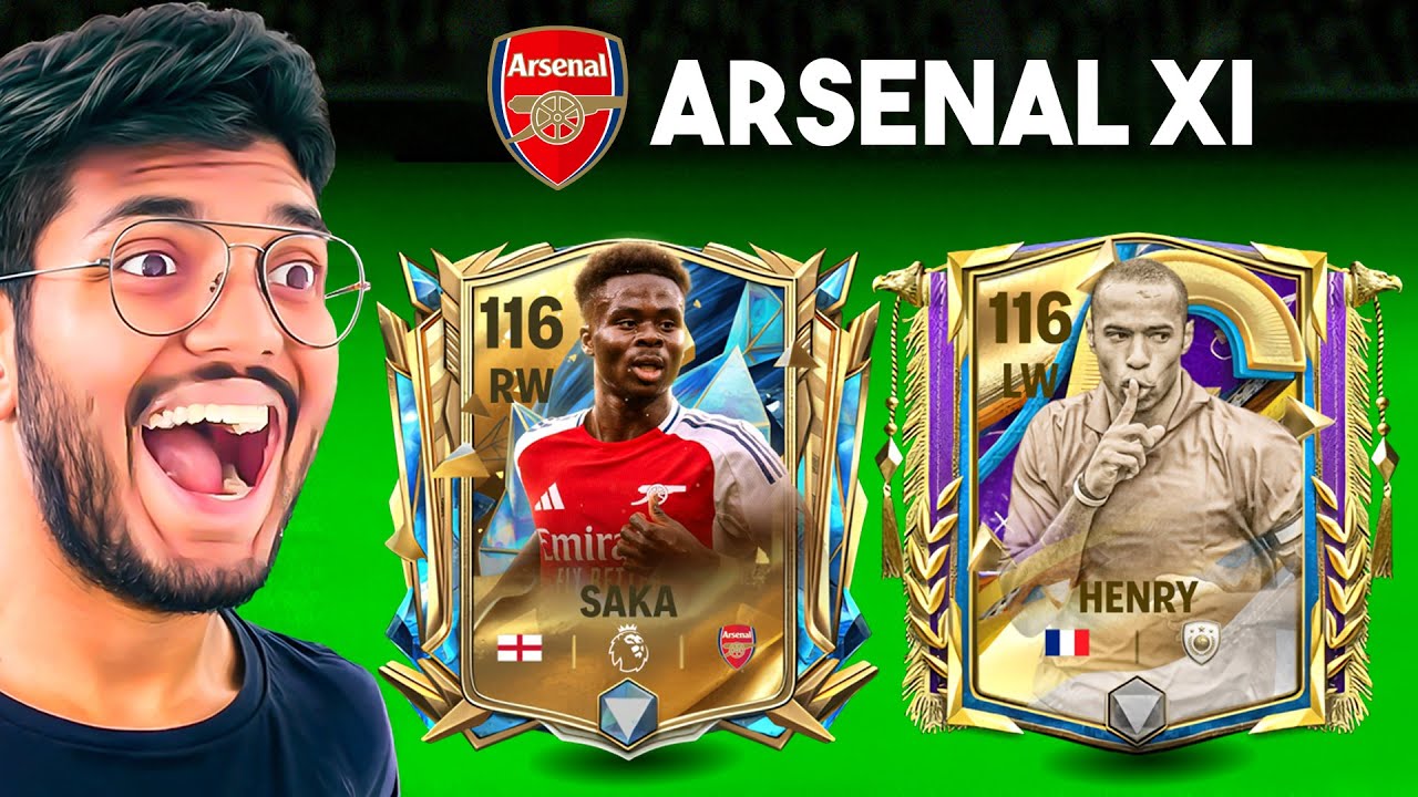 Highest Rated ARSENAL Squad in FC MOBILE!