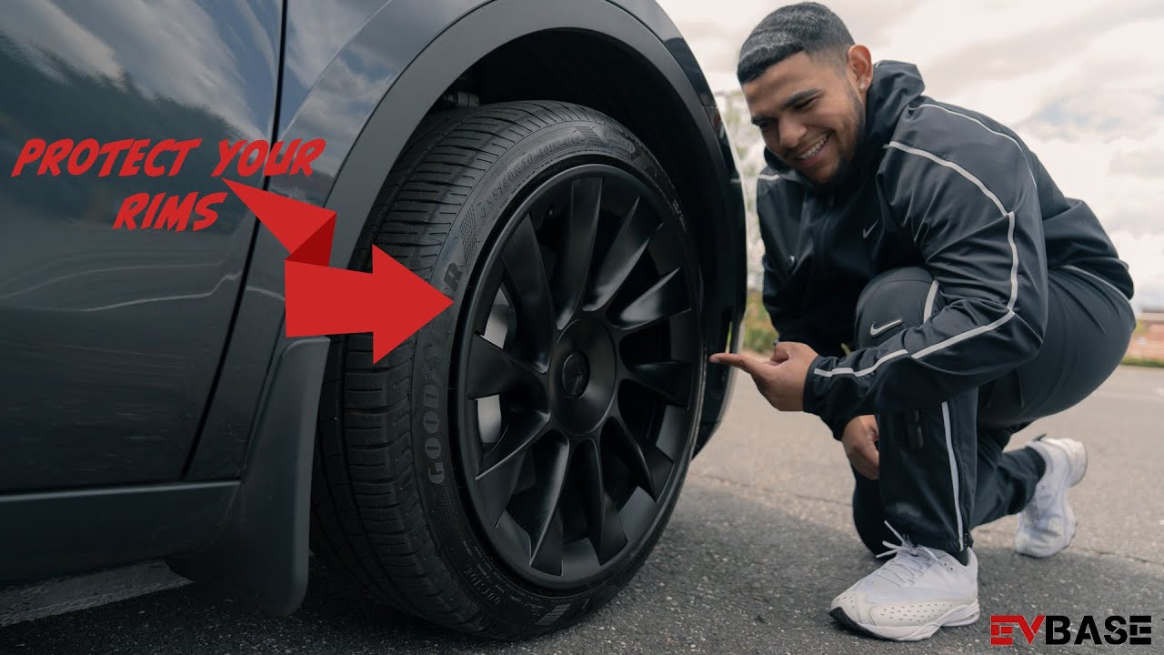 TESLA RIM PROTECTION | EV BASE SIMPLE INSTALLATION