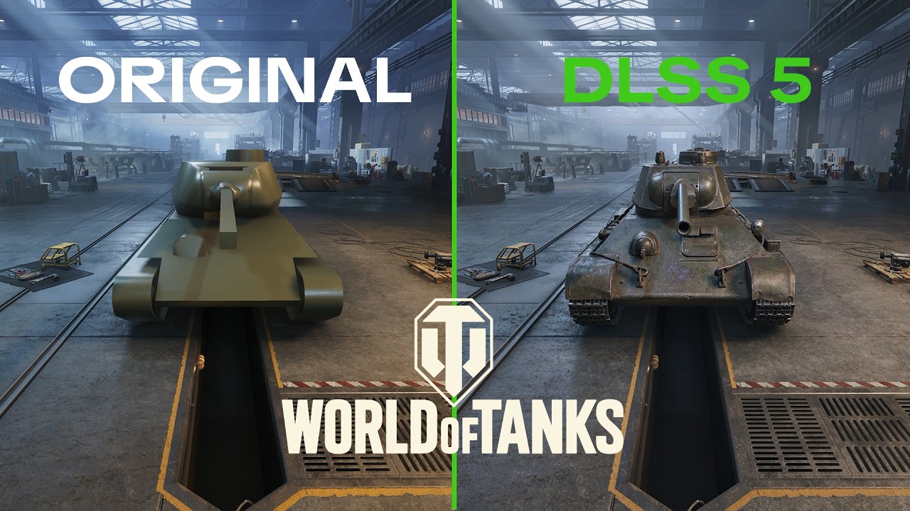 Wold of Tanks with DLSS 5 | 4K | Graphics Comparison