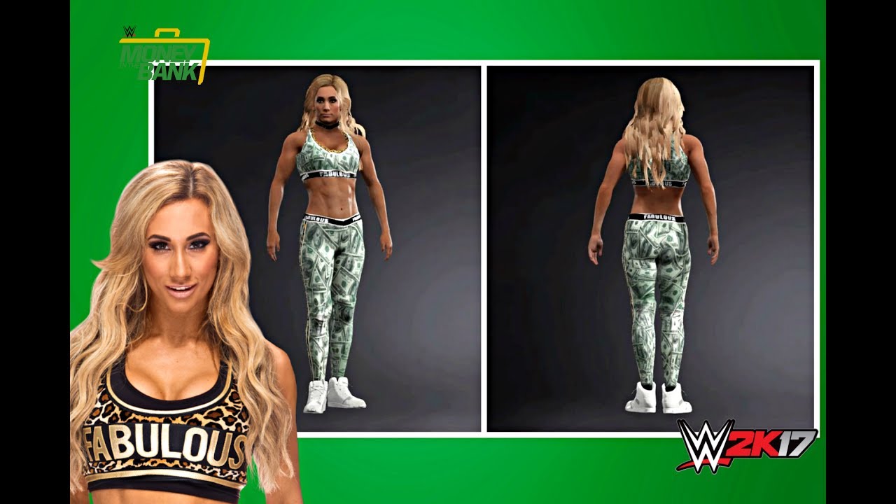 WWE 2K17: Carmella - Money In The Bank 2017 Attire ᴴᴰ