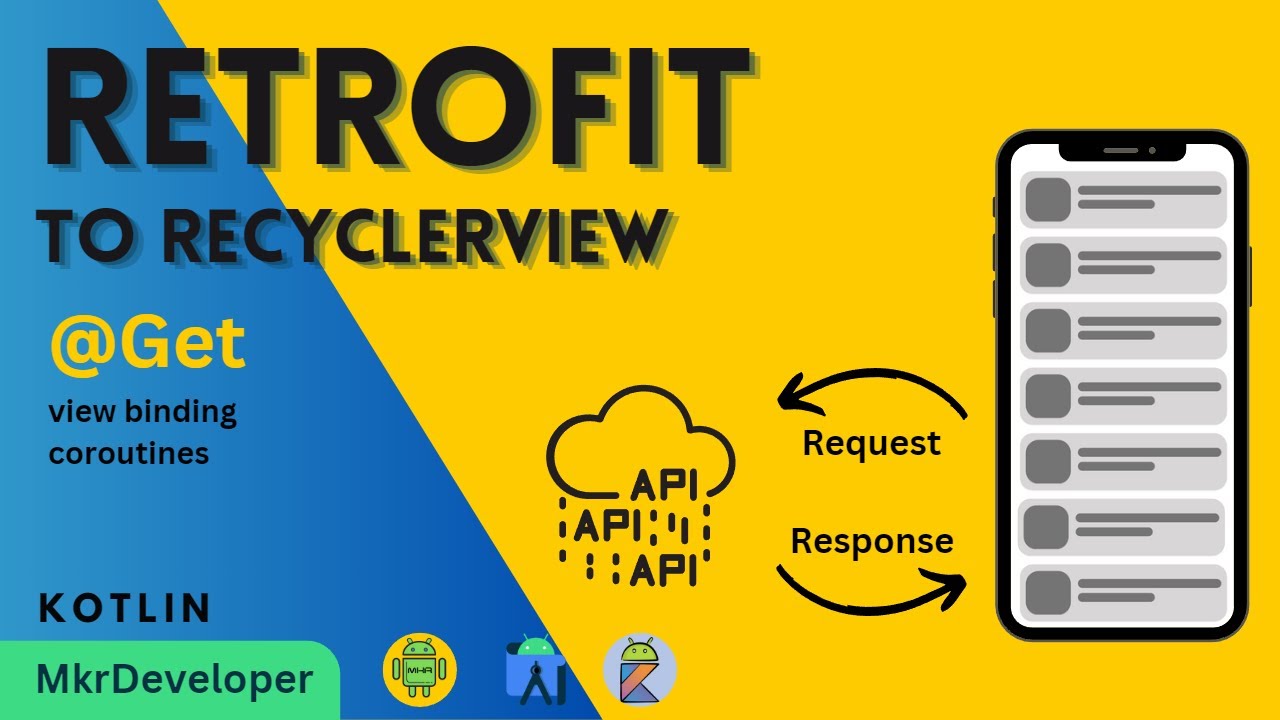 Retrofit GET Request Display Data In a Recyclerview. Android Studio | Kotlin