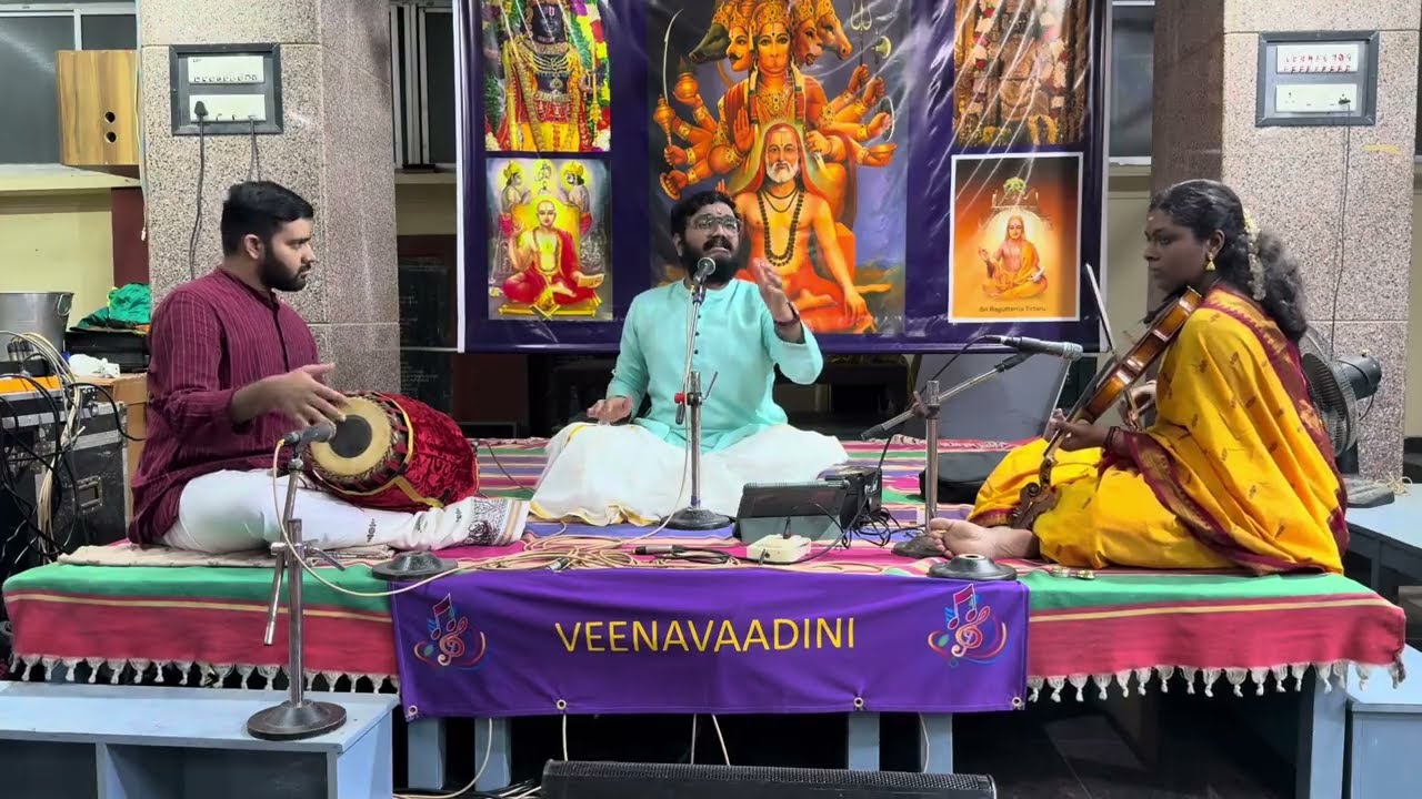 VeenaVaadini Margazhi Utsavam 2025 - Concert 3 - Hrudayesh R Krishnan (Vocal)