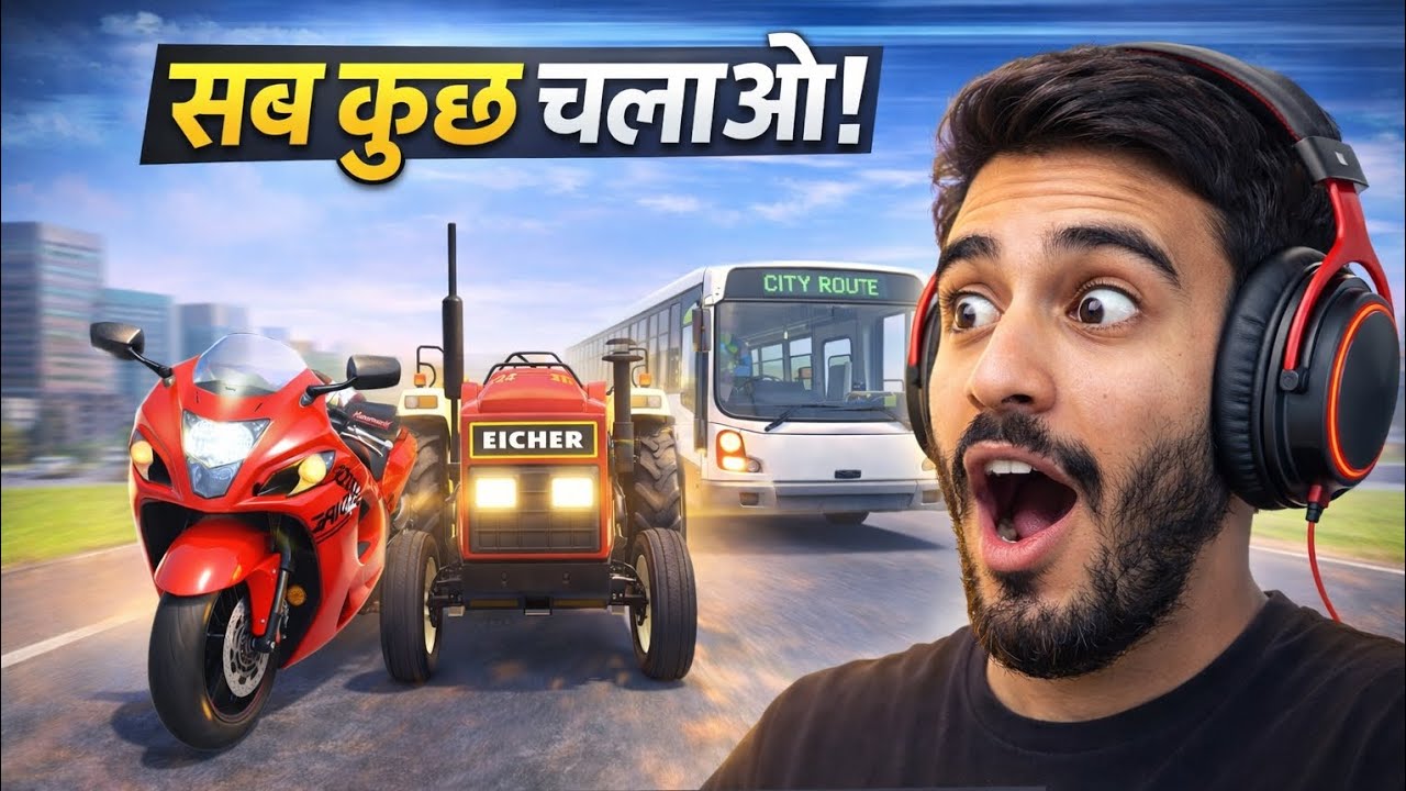 Sab Kuch Chalao Challenge 😈 | Vehicle Simulator Game 