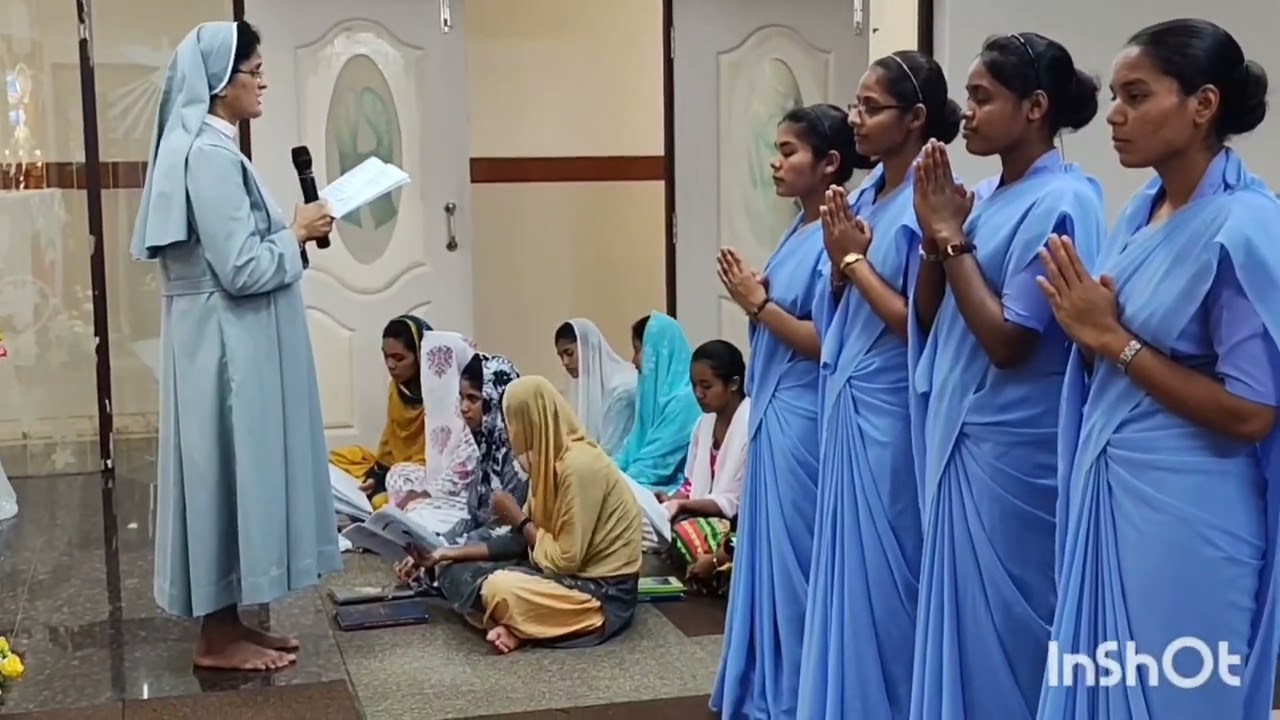 The initiation of Religious life into the Congregation of Daughters of Divine Providence.
