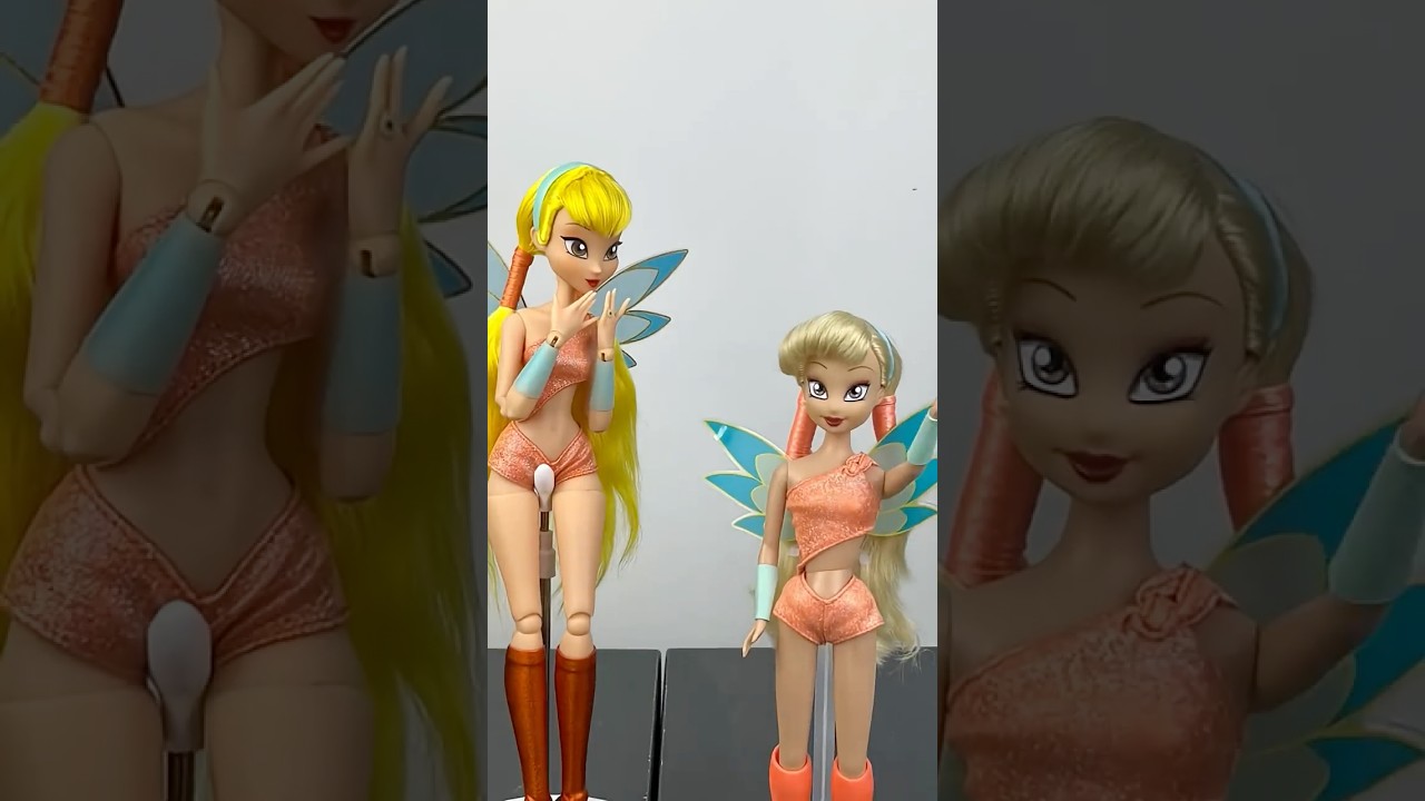 Meeting the ancestor #3dprinting #winxclub #doll #bjd #winx #fairy #nostalgia #stellawinx #barbie