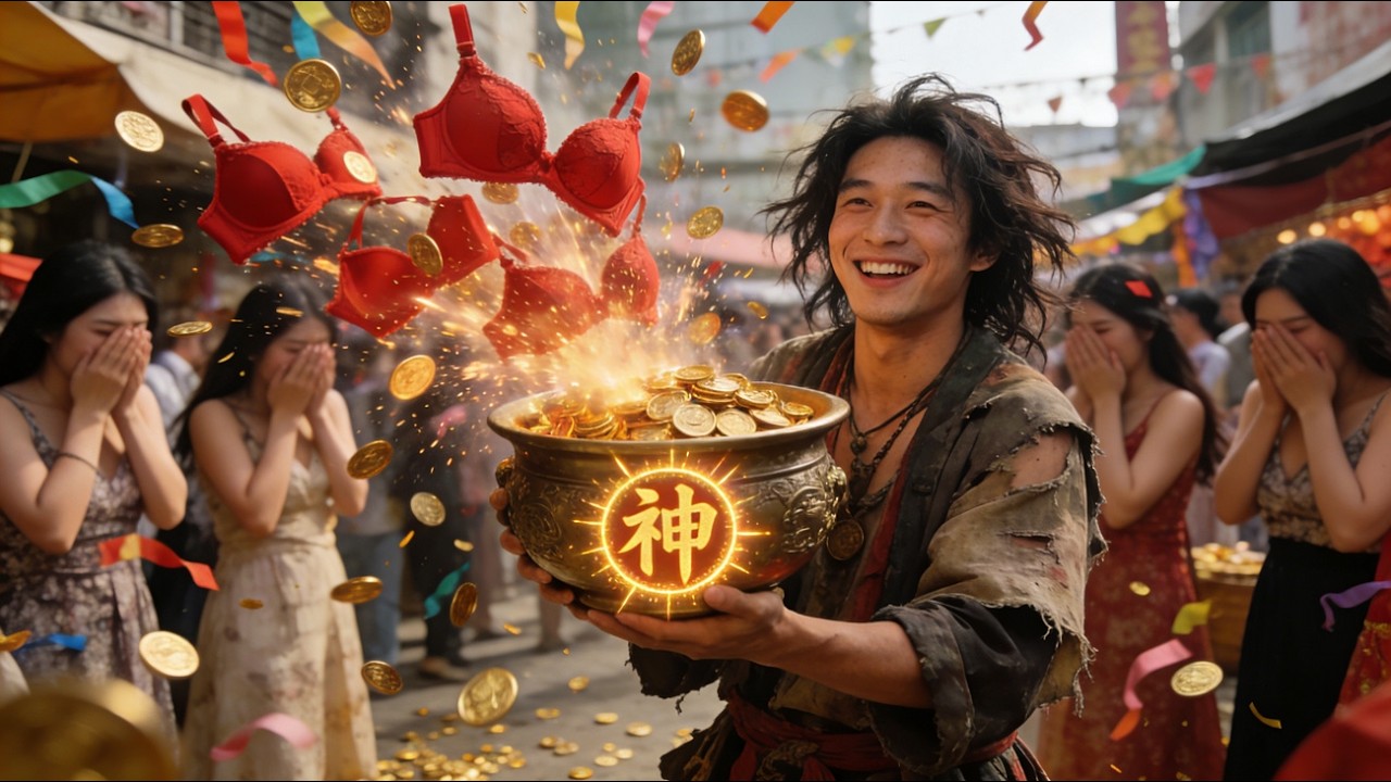 【完結】🔥一個內衣變成兩個？窮小子市集撿到聚寶盆， 複製萬物致富！