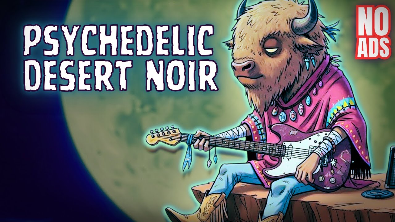 NO ADS | Desert Noir Psychedelia | Lofi Chillhop Blues for Focus & Deep Work