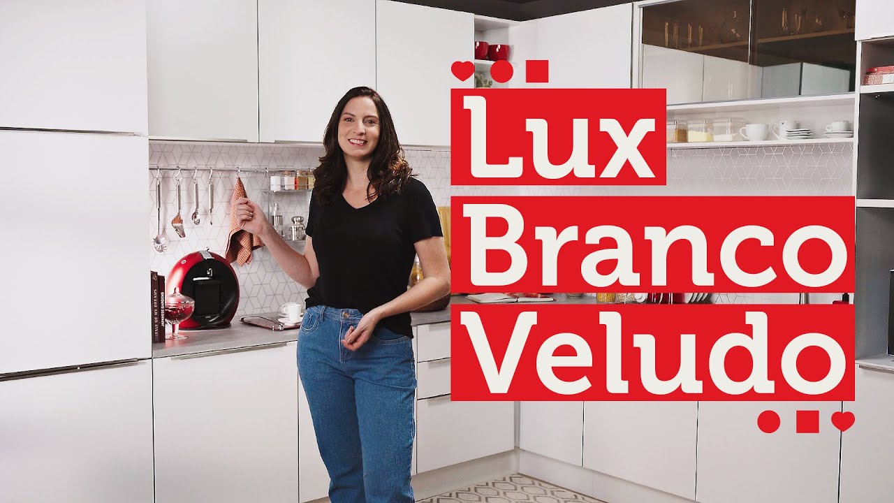 Apresentamos a cozinha Lux Branco Veludo | Madesa Móveis