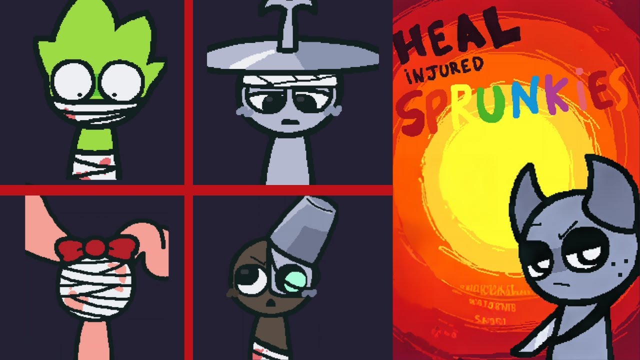 HEAL INJURED SPRUNKIES - Who do you want to heal?