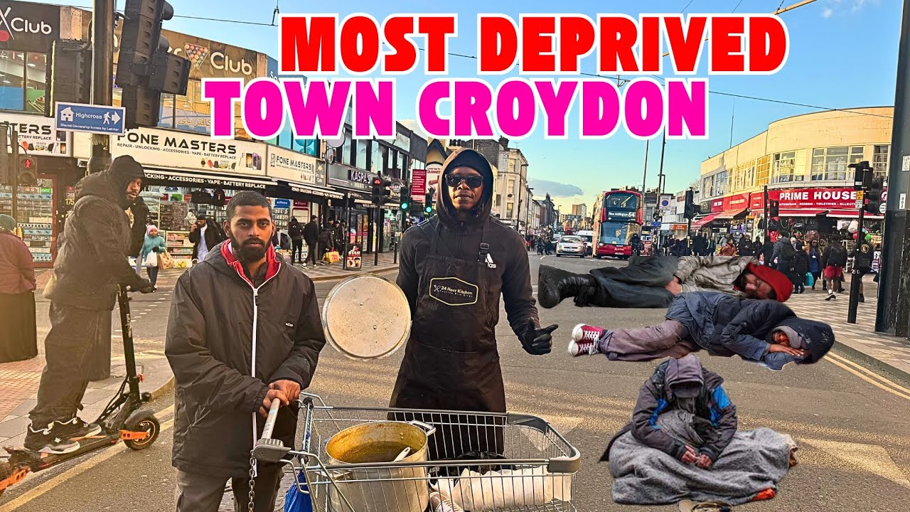 IN A DEPRIVED TOWN CROYDON! Using My Mobile Kitchen To Feed The Homeless
