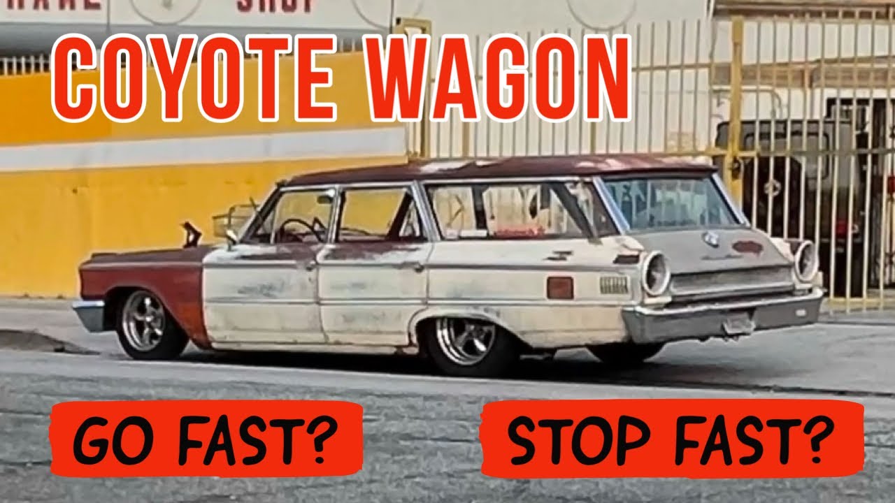 Coyote Swapped 1963 Ford Galaxie vs original drum brakes?