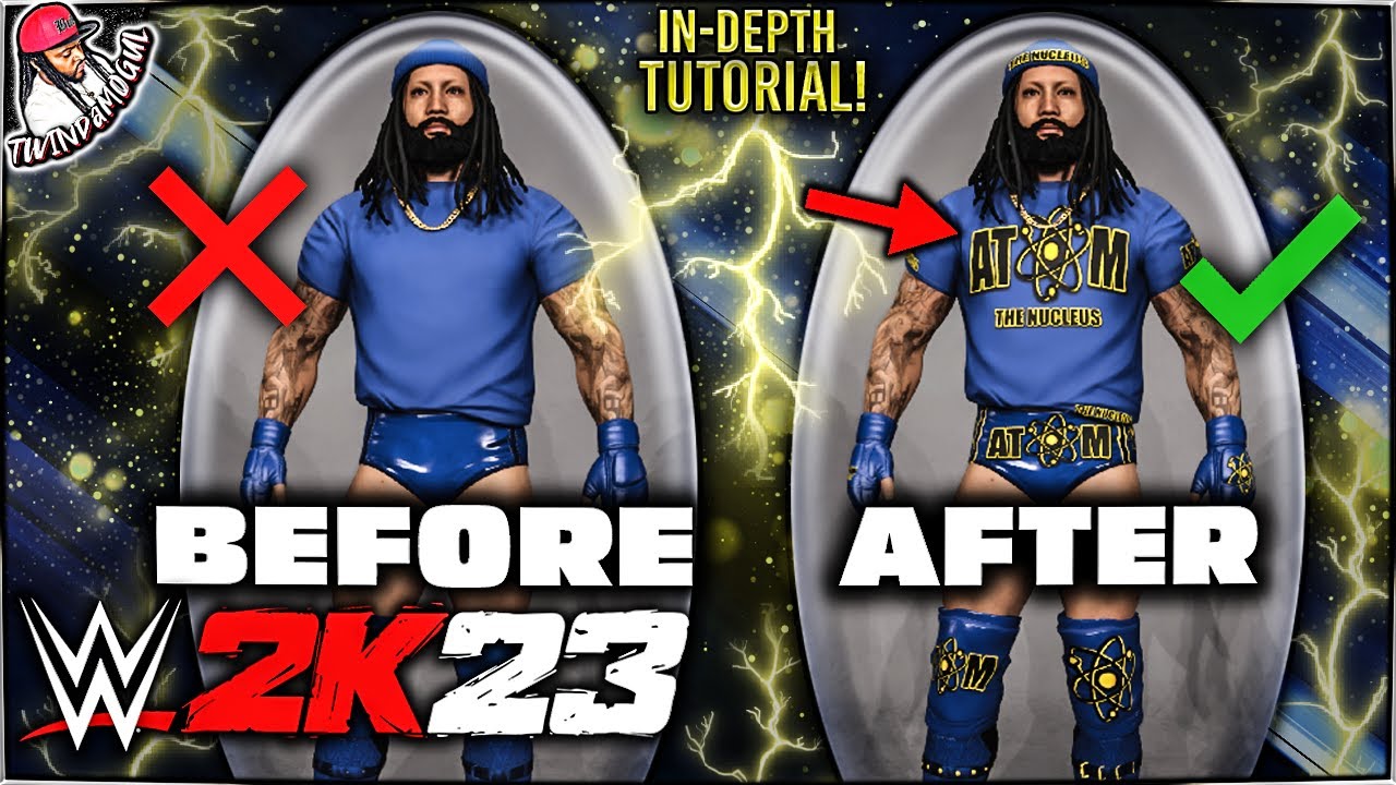 How to Create a Logo On WWE 2K23!