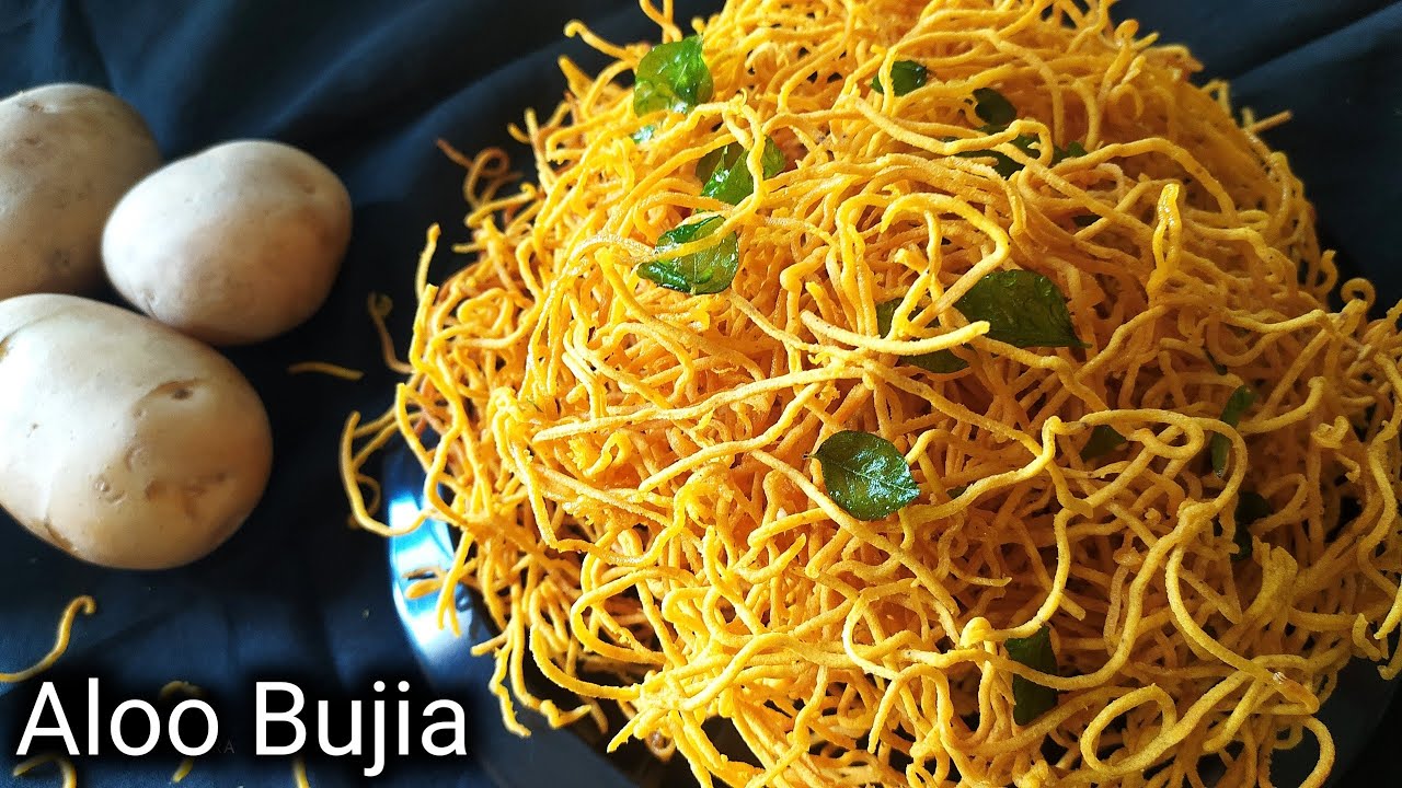 Aloo Bujia Recipe |ఈ టిప్స్ తో చేయండి బయట కొన్న ఆలు బుజియాకు ఏ మాత్రం తీసిపోదు|Crispy Potato Sev