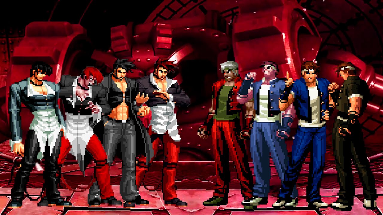 [KOF MUGEN] Iori Yagami Team vs Shingo Yabuki Team