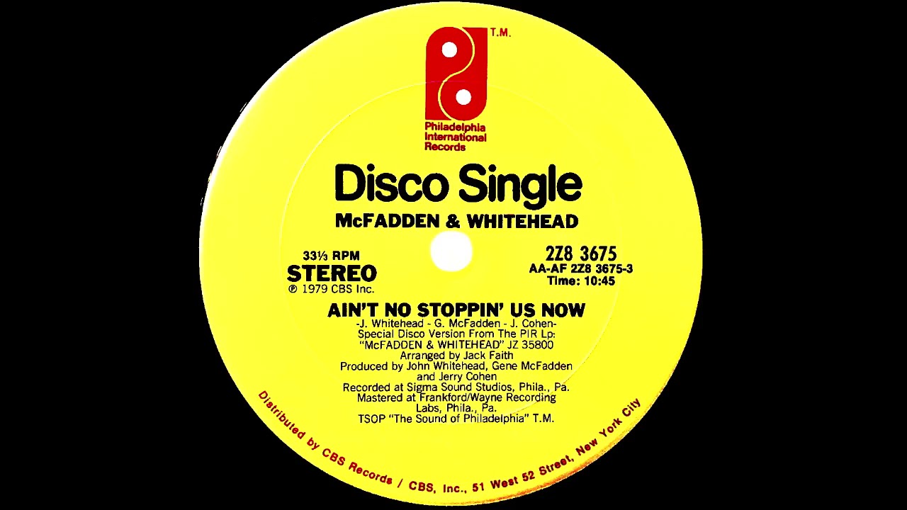 McFadden & Whitehead - Ain't No Stoppin' Us Now (Dj ''S'' Rework)