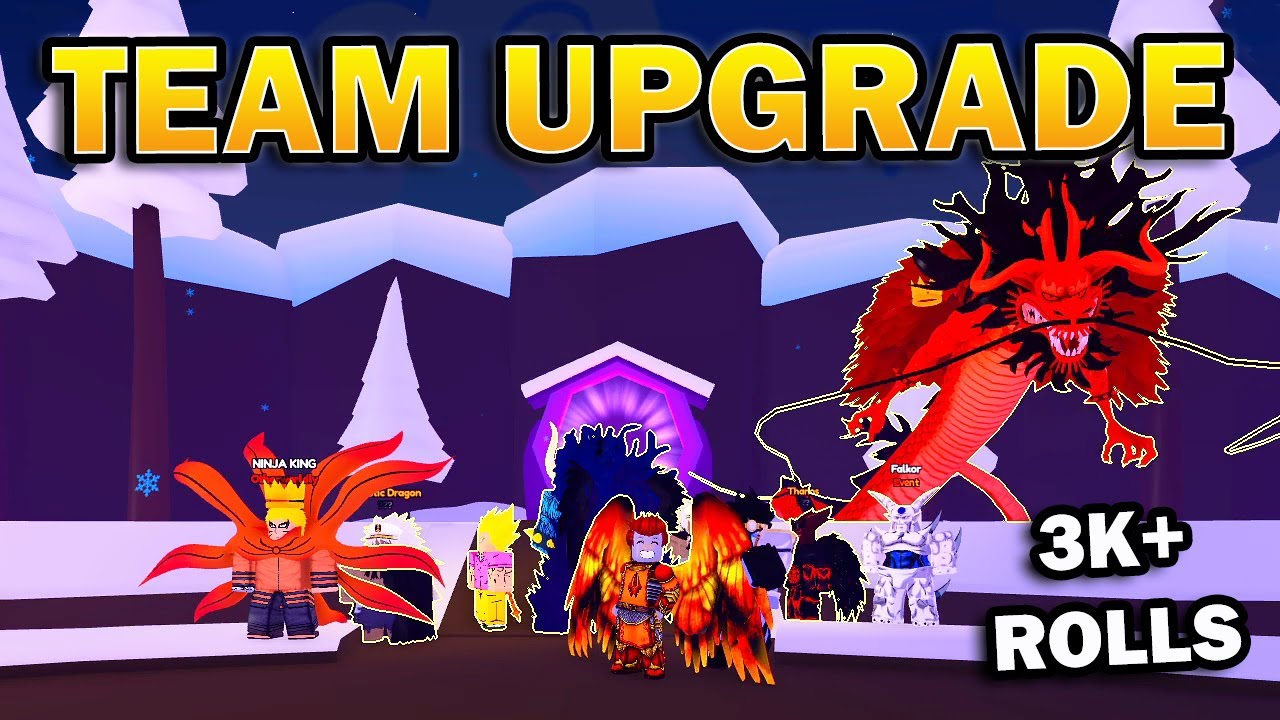 Rolling 3000 Times To Upgrade My Team in Anime Warriors Simulator 2