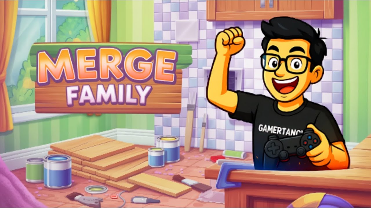 Merge Family 🏡 Puzzle Fun Adventure | Unlock Stories and Home Makeover 🎮 ✨