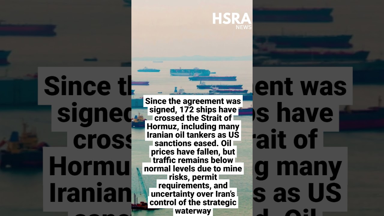 Hormuz Traffic Rebounds After US-Iran Deal : 172 Ships Cross As Oil Prices Crash #shorts #news