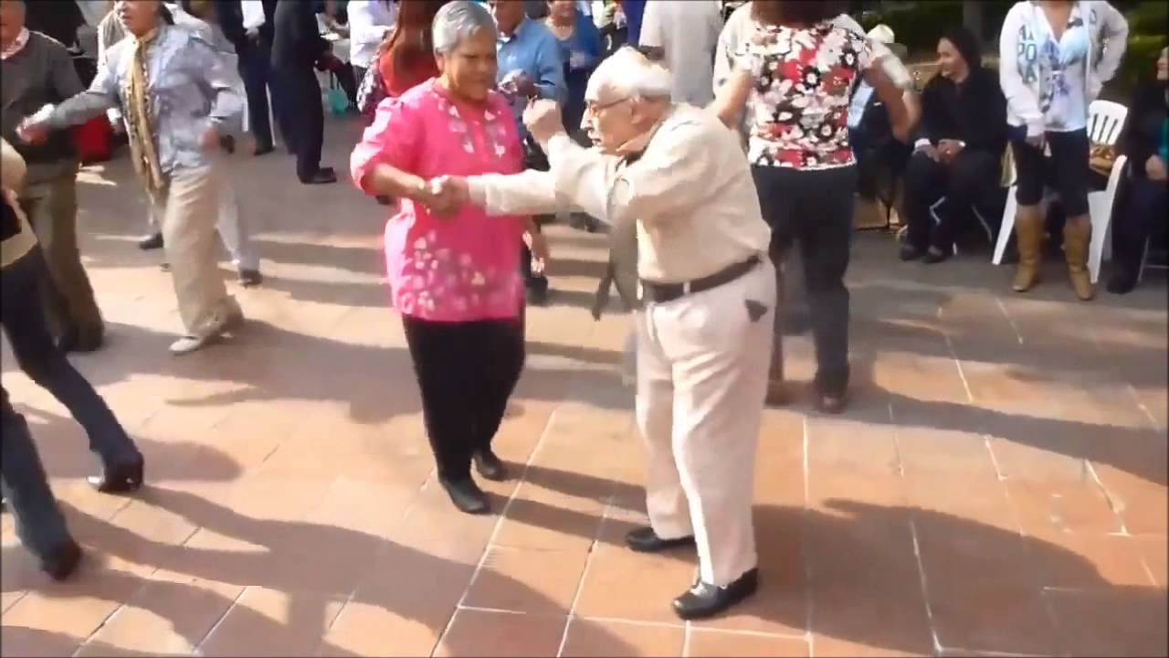 Crazy grandpa techno dance :)