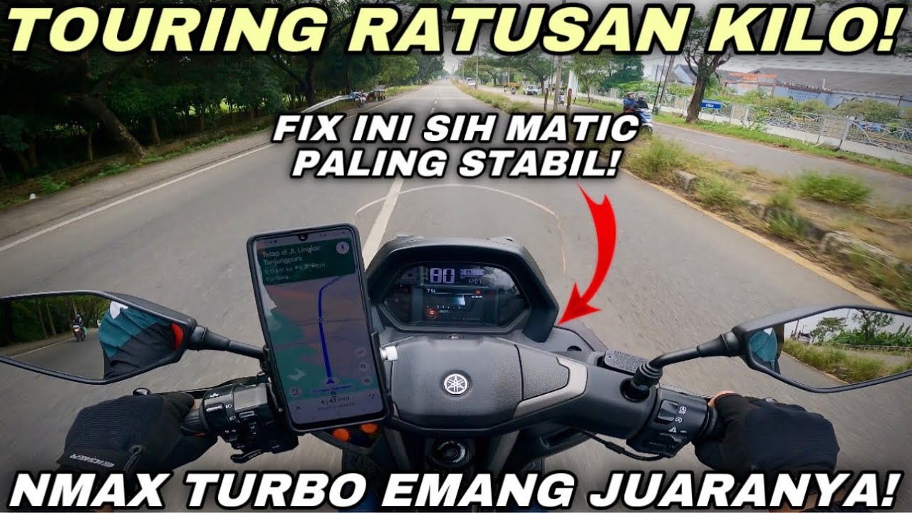 STABIL BUAT TOURING‼️NMAX TURBO TECH MAX TOURING 270 KM