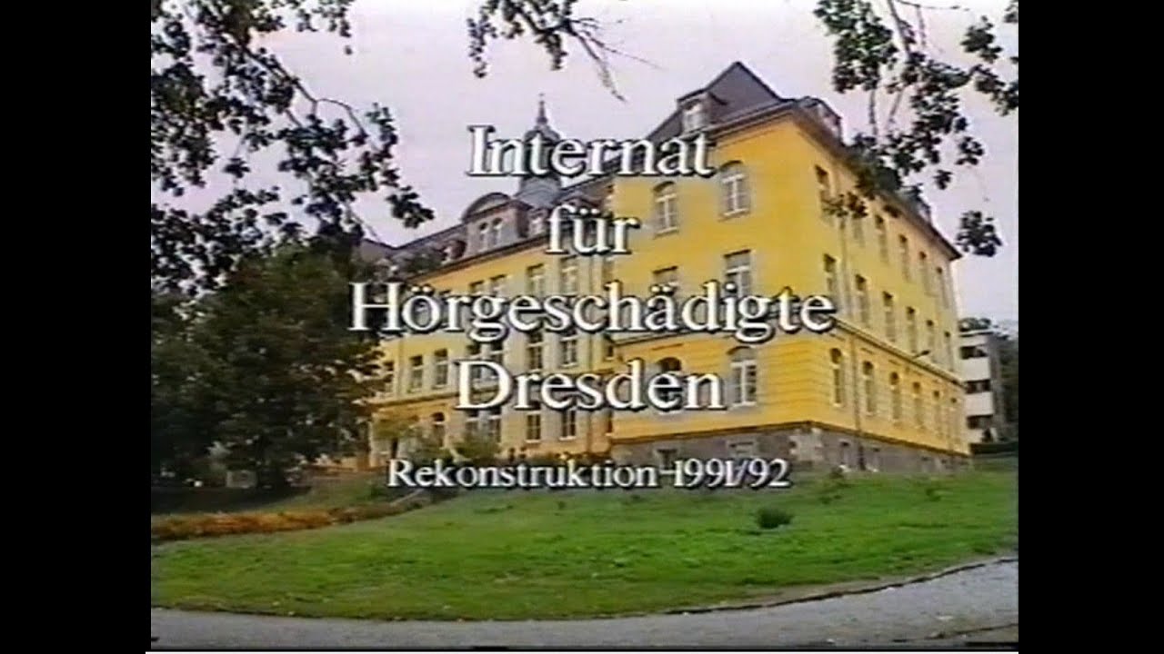Rekonstruktion der Gehörlosenschule Dresden 1992