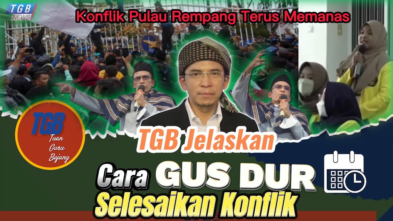 Ditanya  Mahasiswi ,TGB Zainul Majdi Jelaskan Cara Gus Dur Selesaikan Konflik