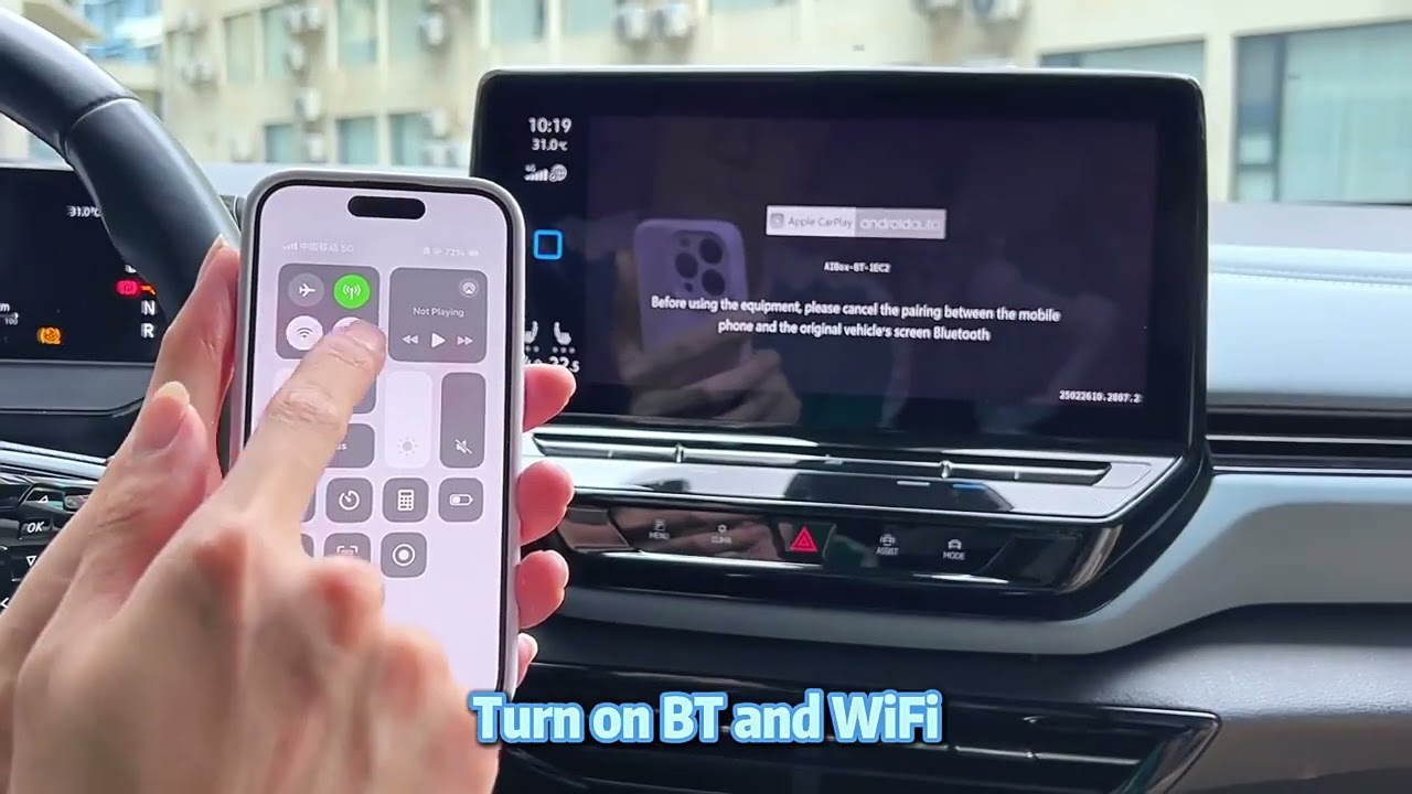 Wireless CarPlay Android Auto 2in1 Dongle Car Intelligent Systems AI Smart Box Adapter USB Connect