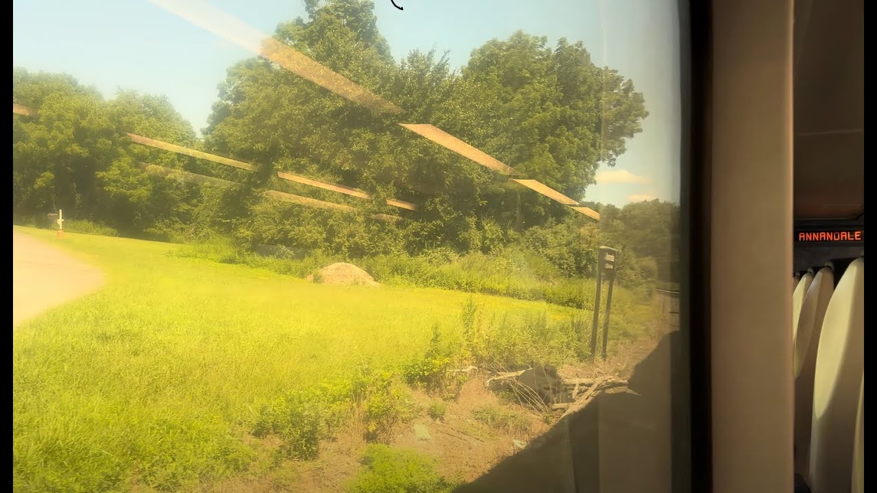 Enjoying a nice train ride on NJ Transit from High Bridge NJ to Newark Penn Station NJ.