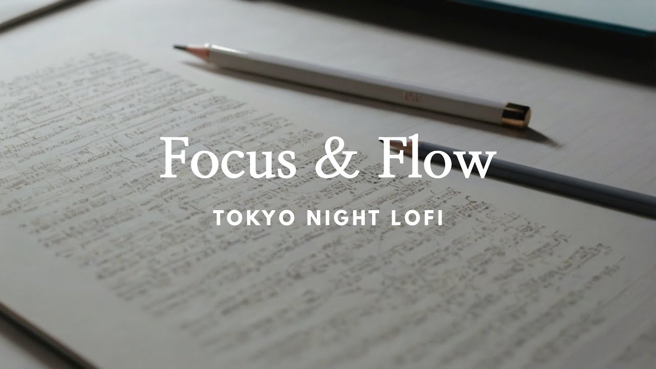 3 Hours Lofi for Focus & Flow – Background Music for Study & Work