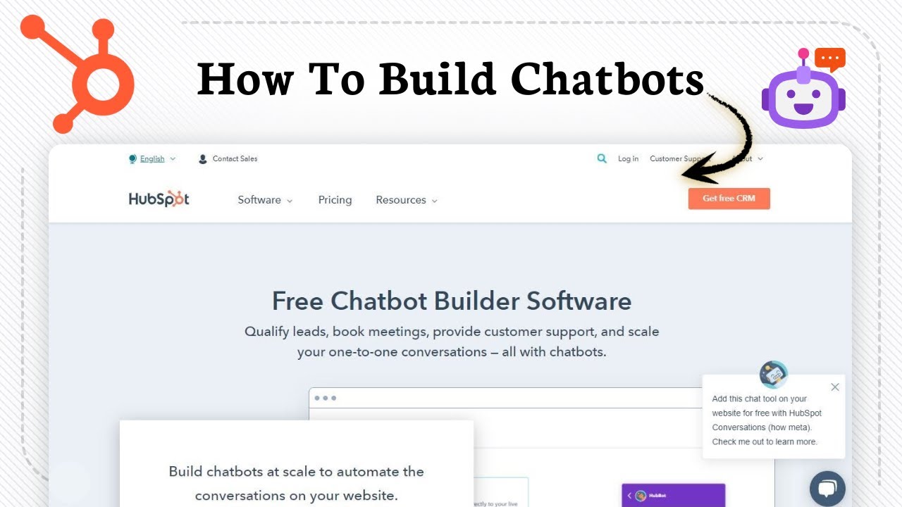 How To Build HubSpot Chatbots (to automate conversations)