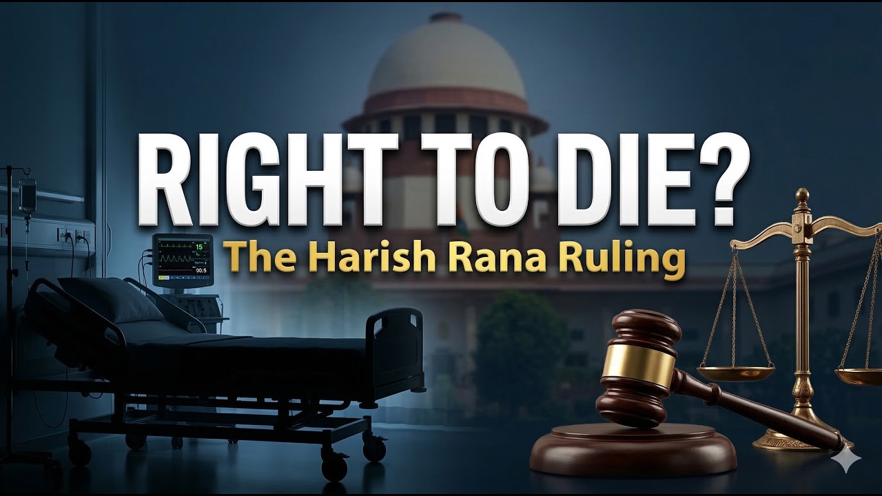 Why the Supreme Court Allowed Passive Euthanasia: The Harish Rana Case Explained #passiveeuthanasia