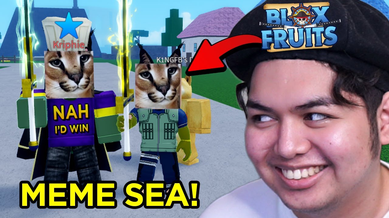 BloxFruits pero KALOKOHAN + DARK BLADE (Meme Sea ep. 2) w/ Kriphie