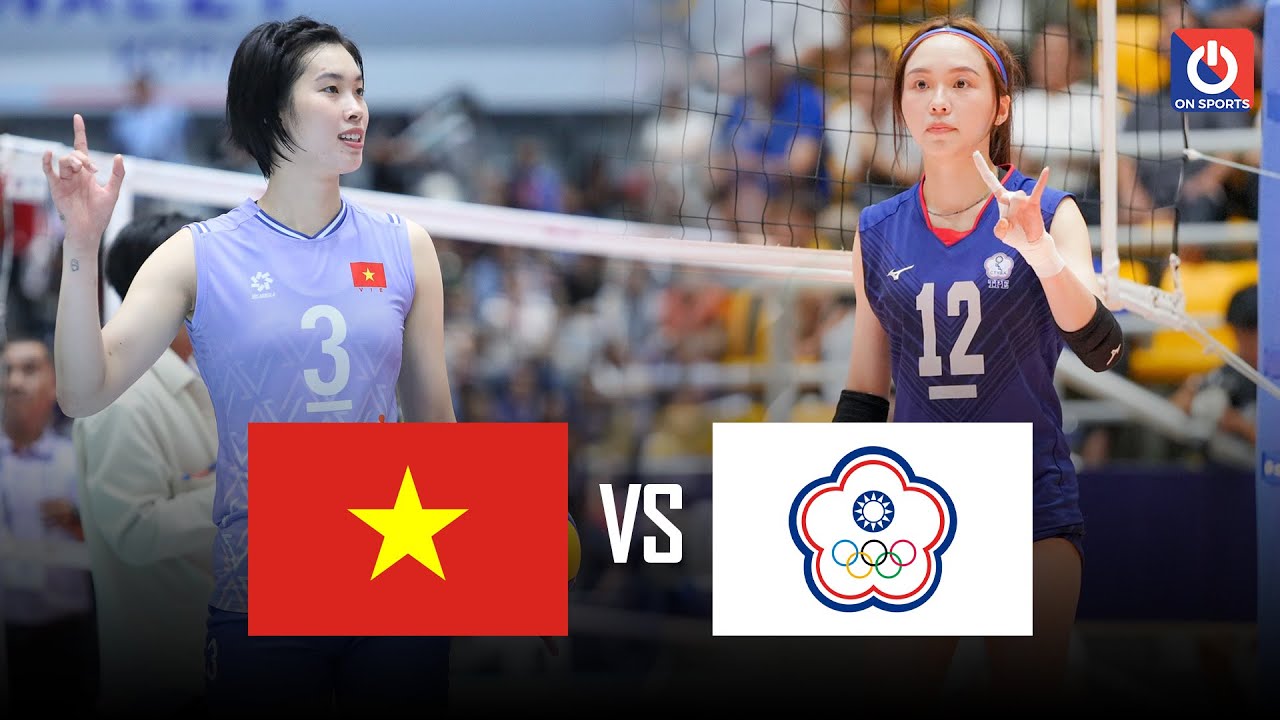 Full HD | VIỆT NAM vs ĐÀI BẮC TRUNG HOA | Song tấu Thanh Thúy - Kiều Trinh thi nhau công phá
