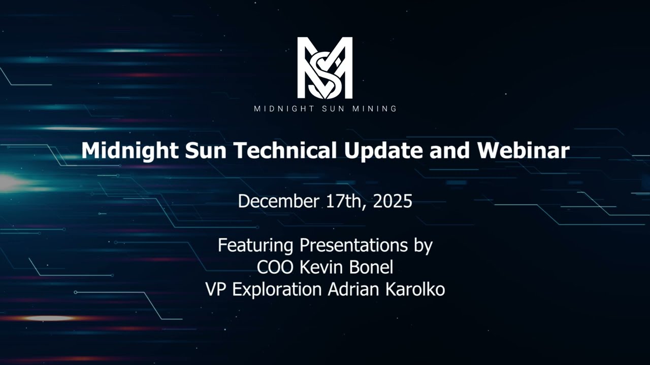 Midnight Sun Technical Update and Webinar Dec 17 2025