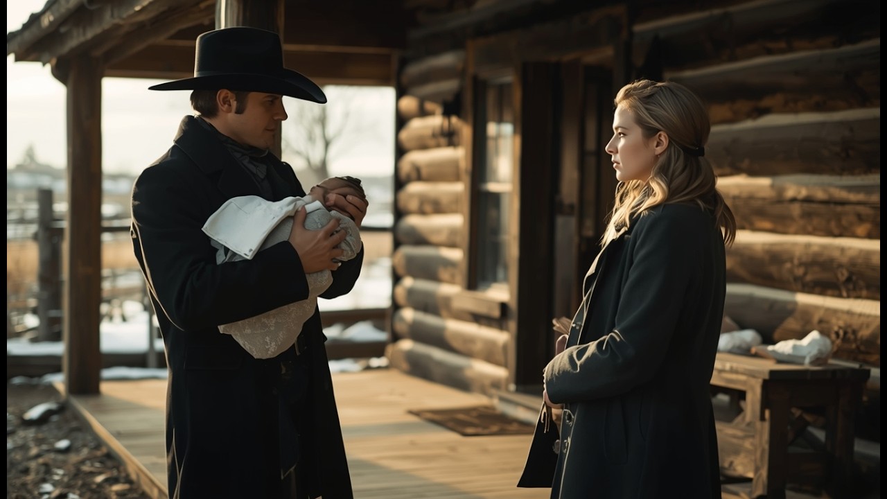 She Knocked With Full Breasts After His Wife Passed — The Cowboy Sat Alone With a Crying Baby