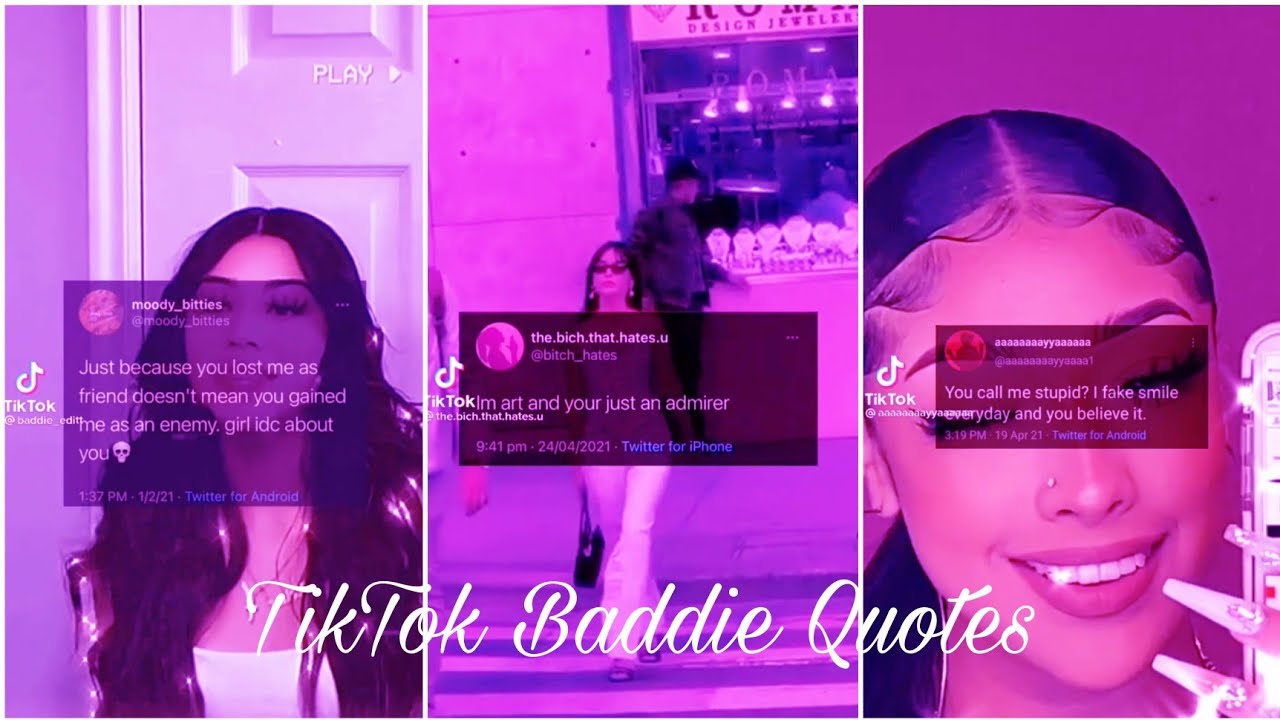 TikTok Baddie Quotes- purr💅