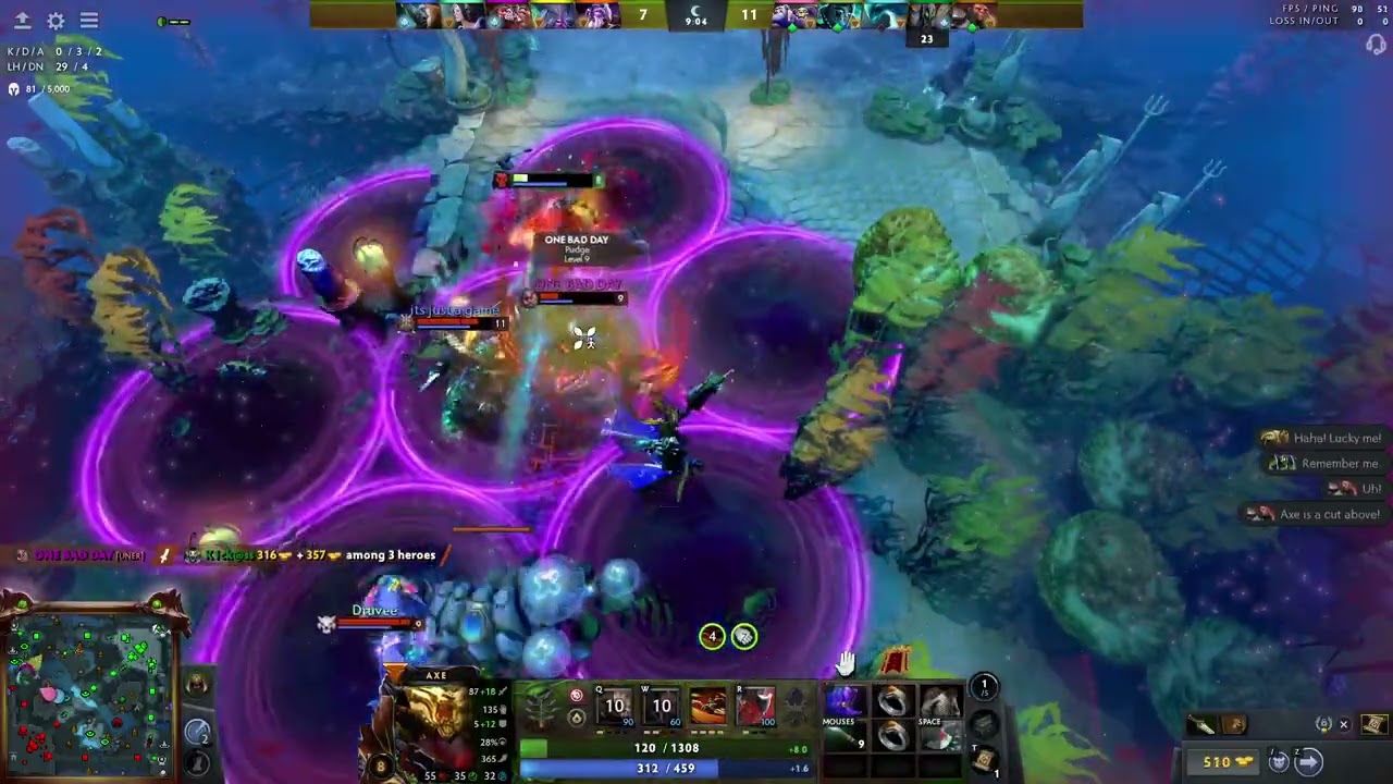 Dota 2 Axe( facet:One Man Army) turbo