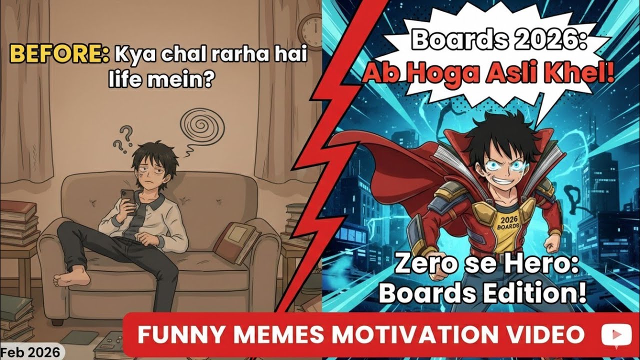 10TH & 12TH BOARD EXAM 2026 FUNNY MOTIVATION VIDEO 🤩🏆 / #2026 #boardexam2026 #motivation #exam 