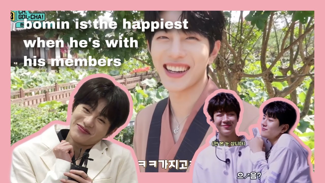 choi bomin with his members