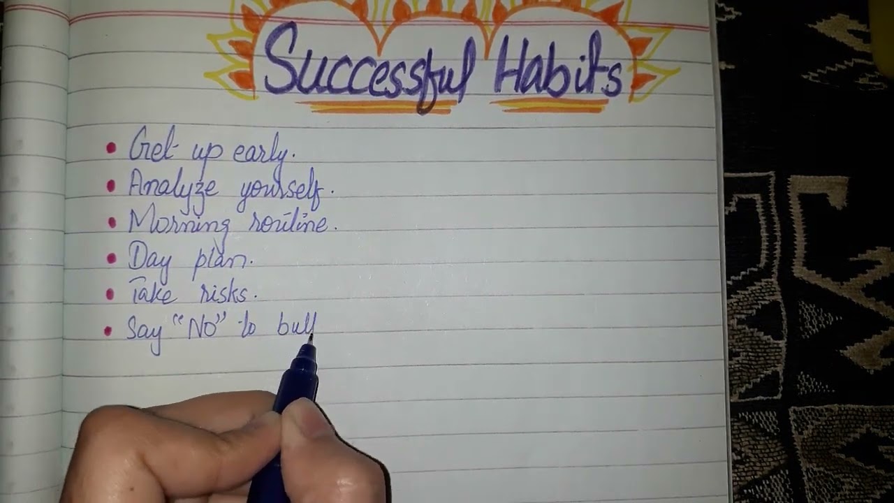 Successful Habits || aqfseries