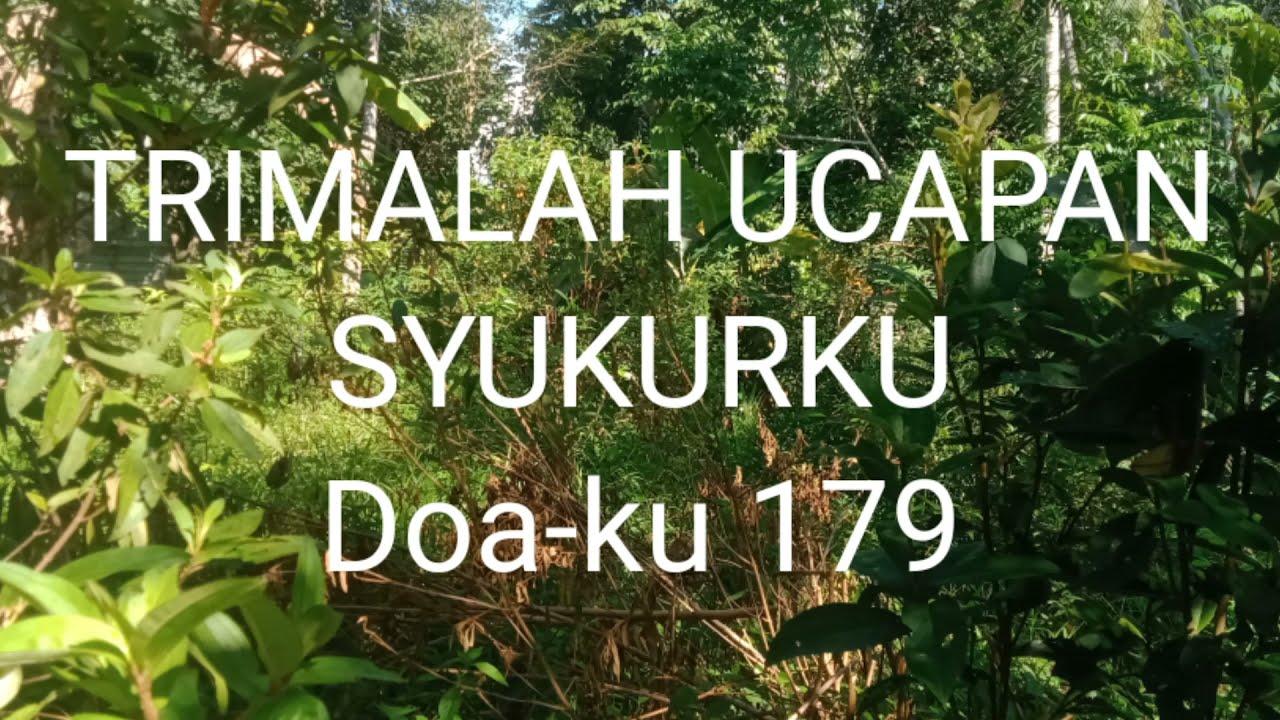 Doa-ku 179 Trimalah ucapan syukurku.instrumen lagu rohani dengan lirik tanpa vokal 