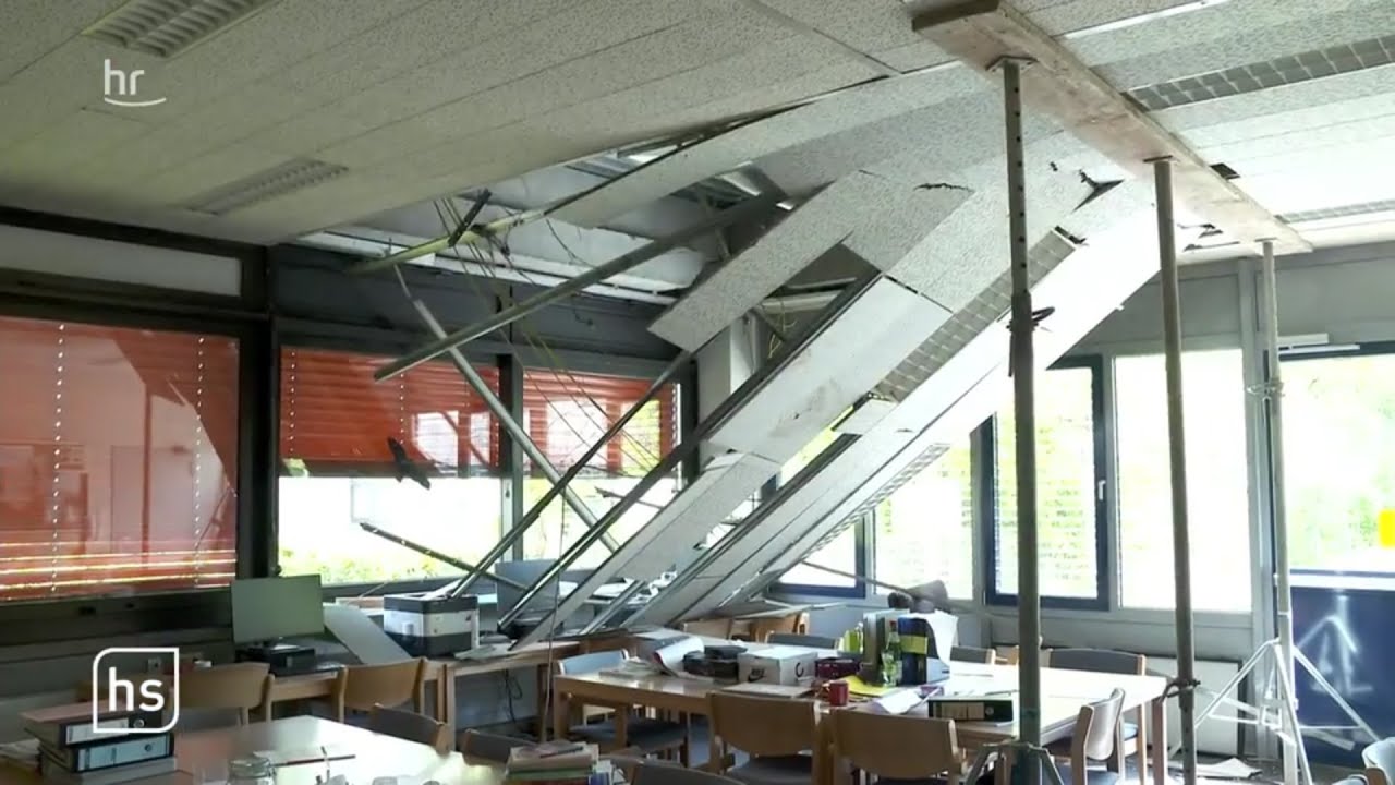 Decke in Schule eingestürzt | hessenschau