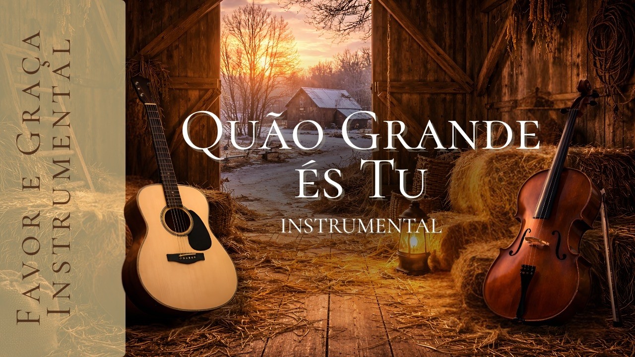 Quão Grande és Tu | Fingerstyle Cristão para Oração e Devocional | Favor e Graça Instrumental