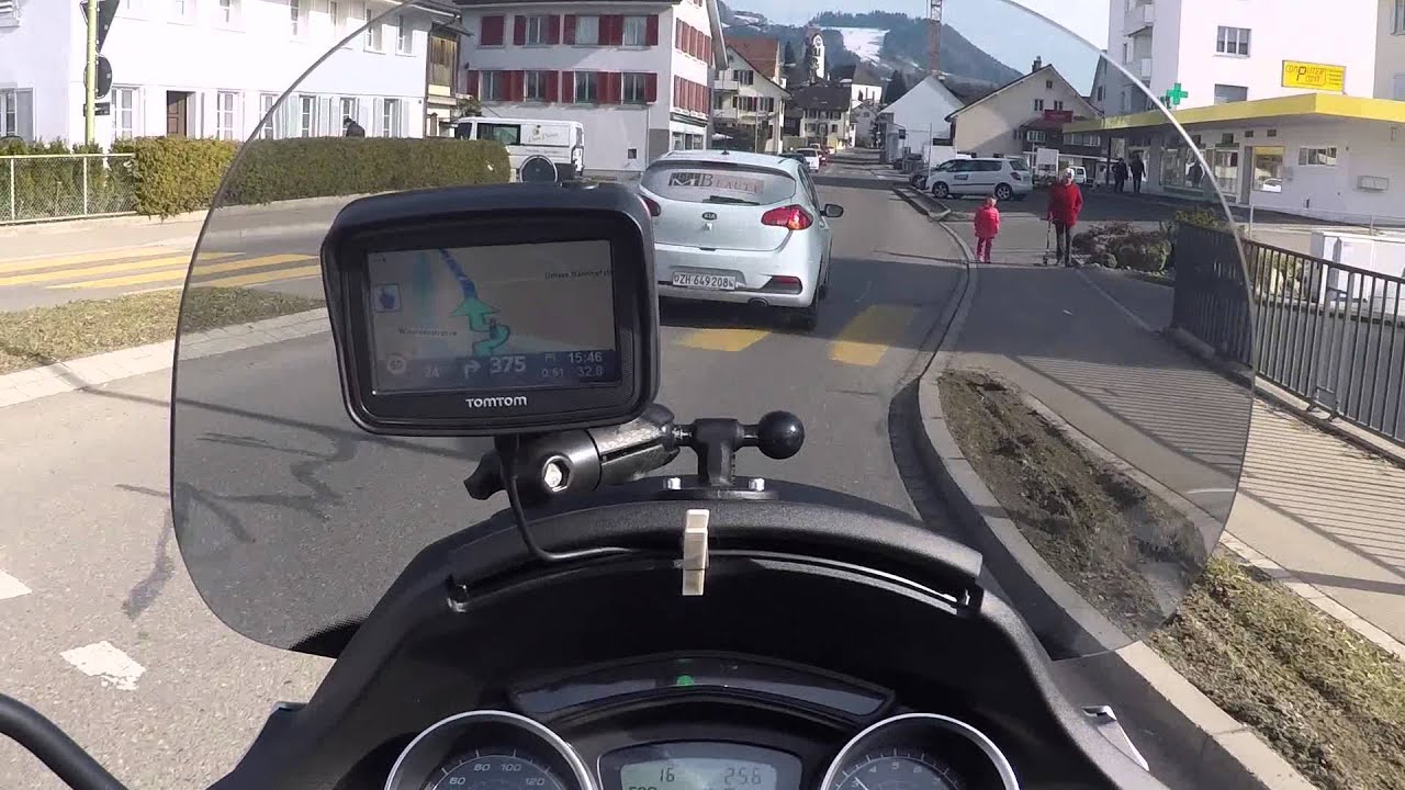03.2015 Piaggio MP3 500 Tour Maur - Wald mit GoPro