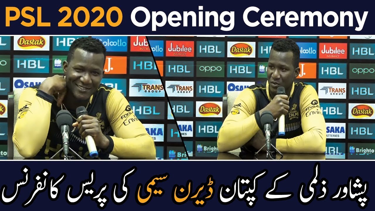 Darren Sammy Press Conference | PSL 2020 Opening Ceremony | Peshawar Zalmi | PSL 5