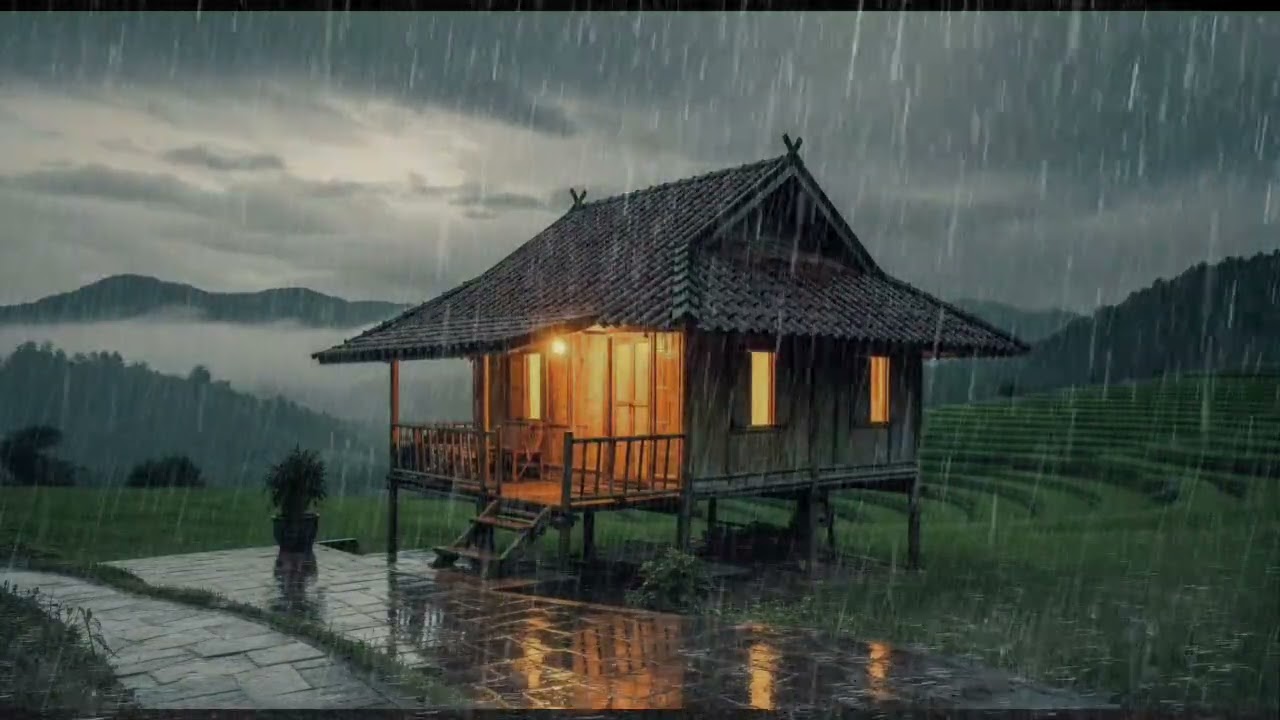 Gentle Night Rain Sounds for Chronic Insomnia & Anxiety