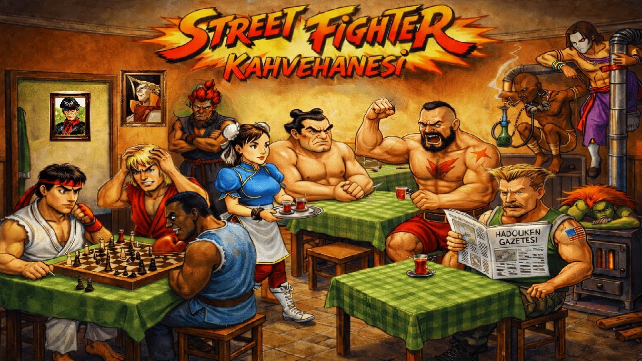 Street Fighter Kahvesi /  Retro Quiz / Retro Oyunlar ve Sohbet