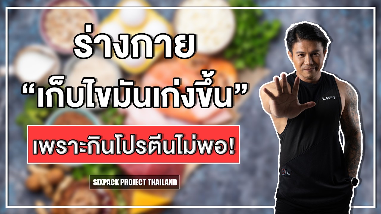 ร่างกายเก็บไขมันเก่งขึ้น เพราะกินโปรตีนไม่พอ!! I SIX PACK PROJECT